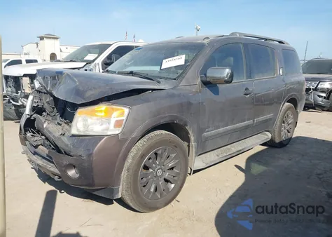 2015 Nissan Armada Platinum from USA, damaged, VIN 5N1BA0NF9FN610943